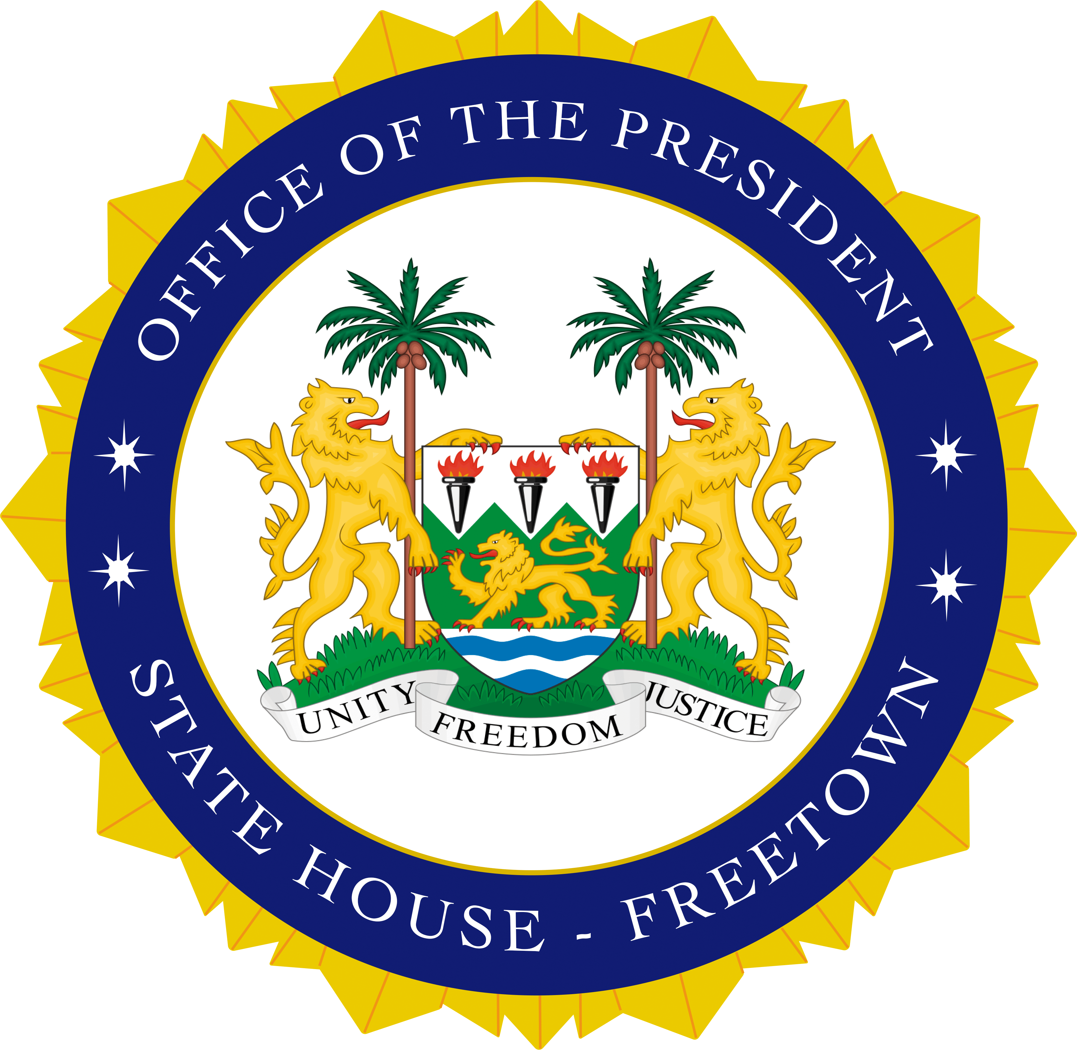 Sl President Seal Clipart (3526x3440), Png Download