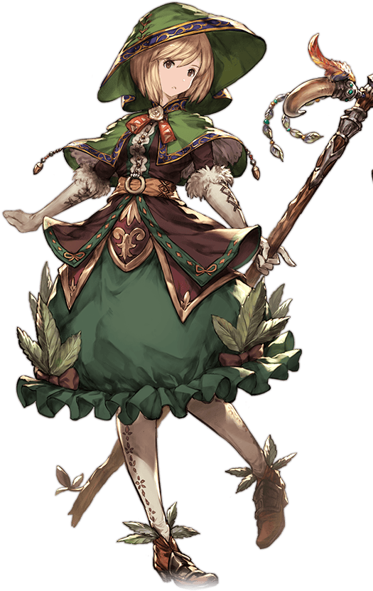 At The Start We See Part Of The Arcana Duelist, Hermit, - Granblue Fantasy Hermit Class Clipart (640x940), Png Download