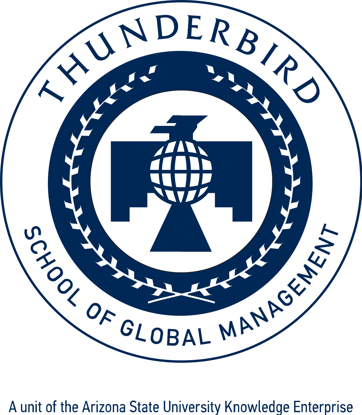 Thunderbird School Of Global Management Clipart (1200x1375), Png Download
