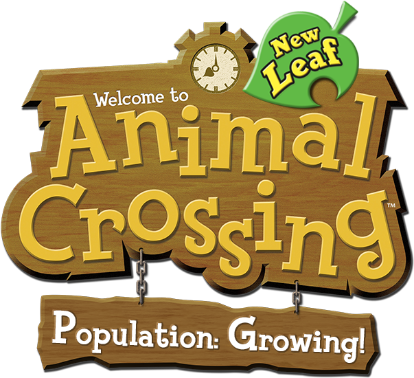 New Leaf - Animal Crossing Population Growing Logo Clipart (700x600), Png Download
