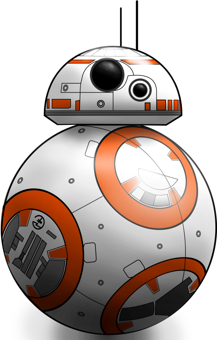 Bb - Star Wars Clipart Bb8 - Png Download (728x1098), Png Download