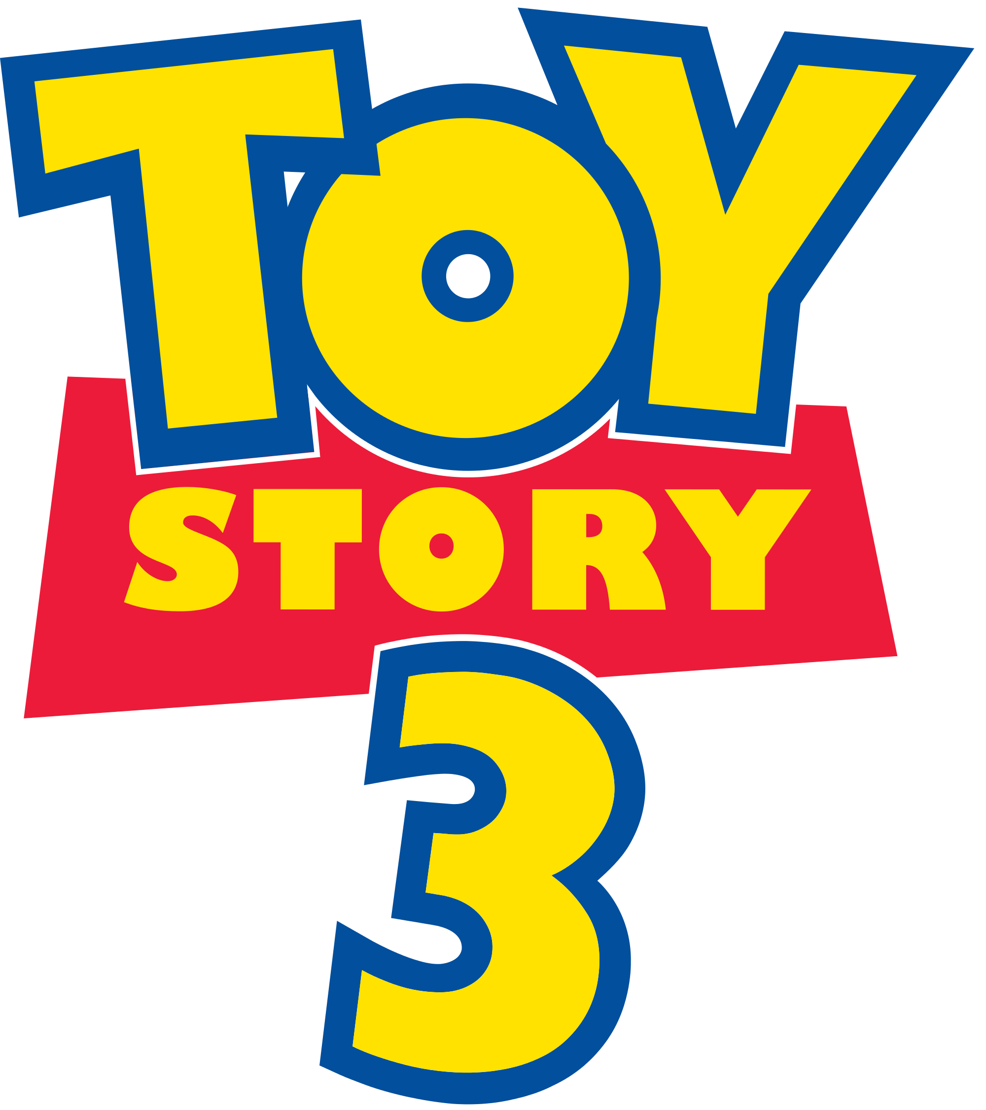 Toy Story 3 Png Logo By Jahiem Reichel - Numero Toy Story 2 Clipart (2000x2253), Png Download