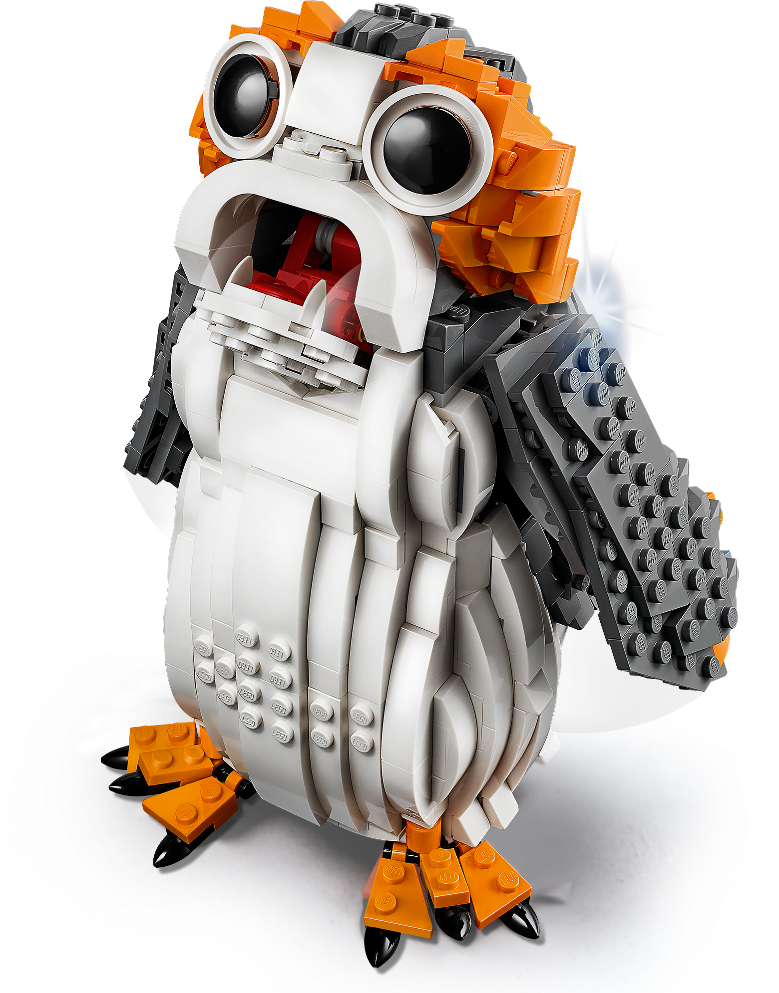Lego Star Wars Porg Clipart (3641x2048), Png Download
