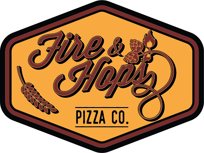 Fire & Hops Pizza Co Clipart (687x517), Png Download