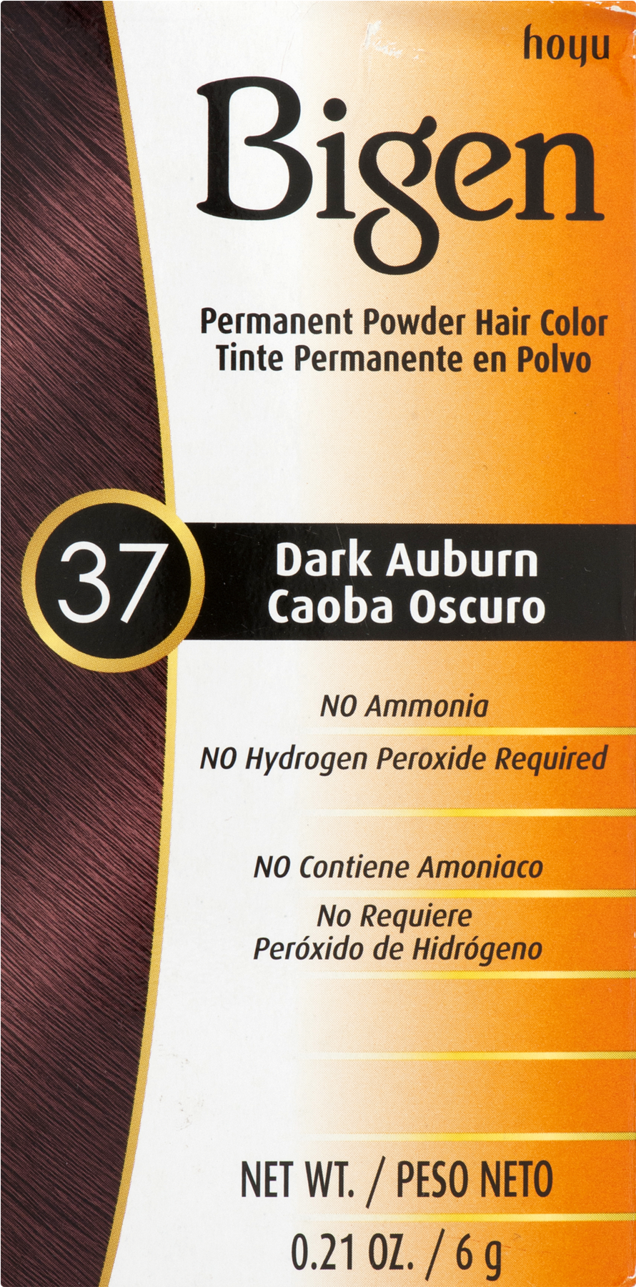 Bigen Permanent Powder Hair Color, Rich Medium Brown - Hair Color Clipart (1800x1800), Png Download