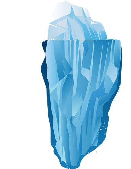 Iceberg Png Hd - Iceberg Outline Transparent Background Clipart (738x550), Png Download