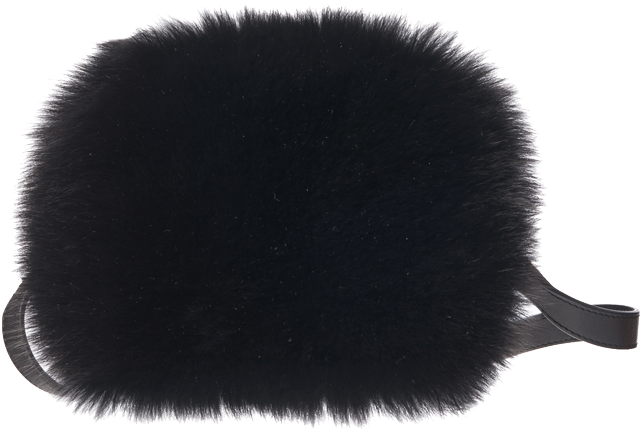 Casey Fox Bag Black - Fur Clothing Clipart (800x800), Png Download