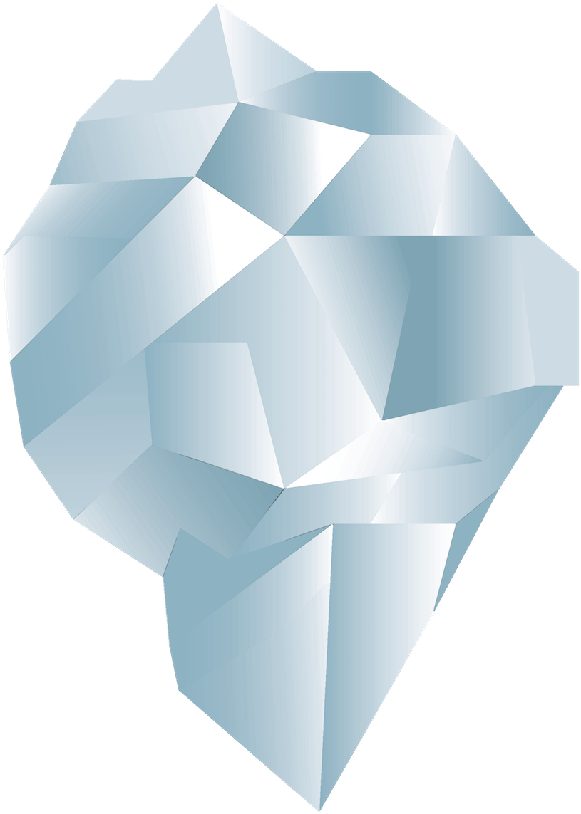 Bk Search It Digital Recruitment Image - Iceberg Transparent Background Clipart (822x1155), Png Download