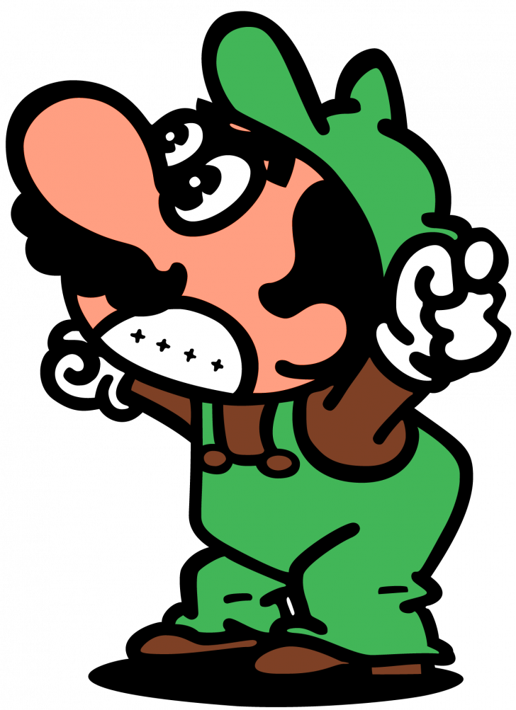 Medium Size Of How To Draw Cute Mario Characters 8 - Mario Bros Arcade Mario Clipart (728x1003), Png Download
