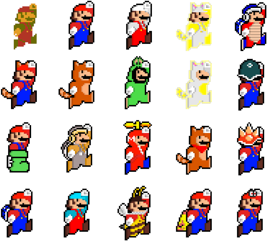 Boomerang Mario, Beetle & Spiny Helmet And Cappy All - Mario Jump Clipart (1200x1080), Png Download