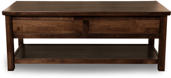 Mission Coffee Table - Wood Coffee Table Png Clipart (600x600), Png Download
