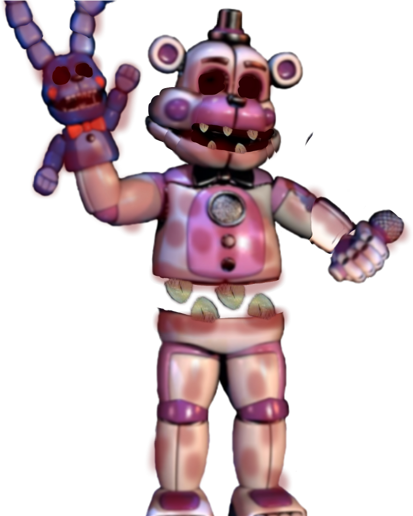 Fnaf7 Blood Dead Funtime Freddy , Png Download Clipart (821x1025), Png Download
