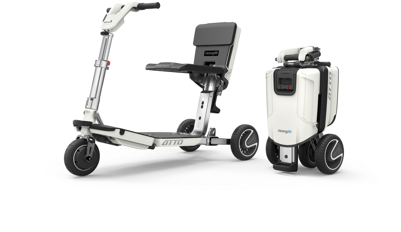 Atto Folding Mobility Scooter Clipart (1280x905), Png Download