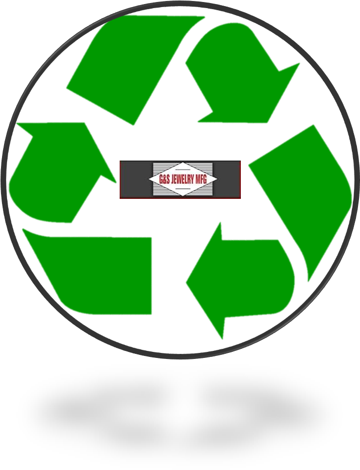 Gs Recycling Logo G&s Jewelry Mfg Your One Stop Sterling - Recycling Pictograms Clipart (713x931), Png Download