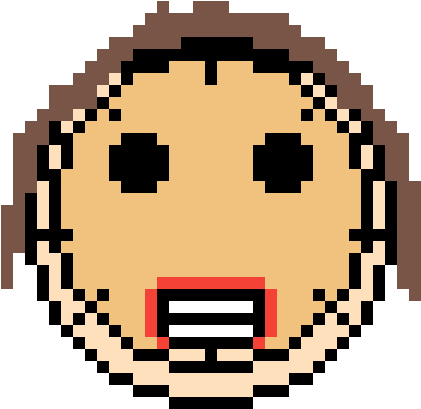 Leather Face - Smiley Clipart (1200x1200), Png Download