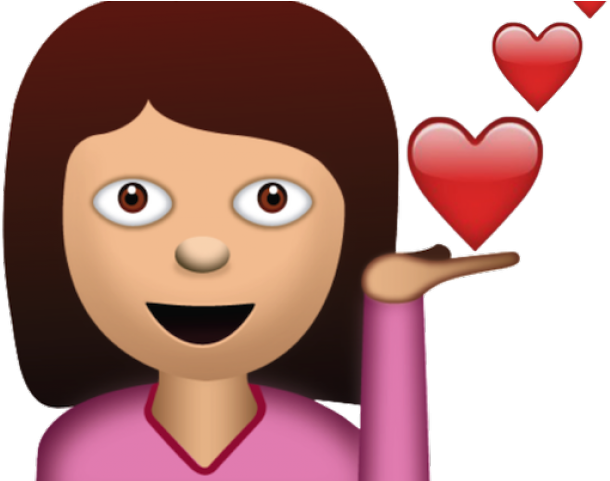 Girl Whatsapp Emoji Png Clipart (640x480), Png Download