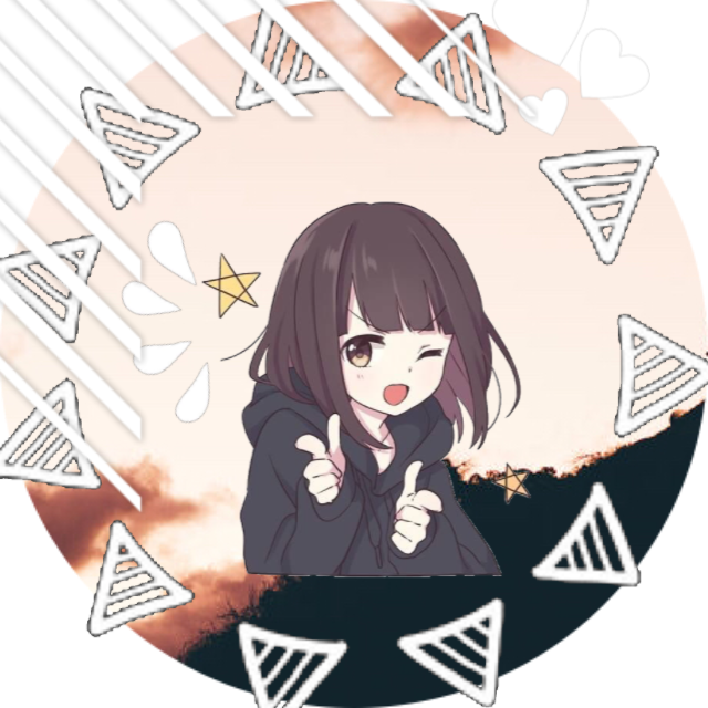 Pfp Anime Girl Kawaii Brunette White Background - Kawaii Anime Pfp Clipart (640x640), Png Download