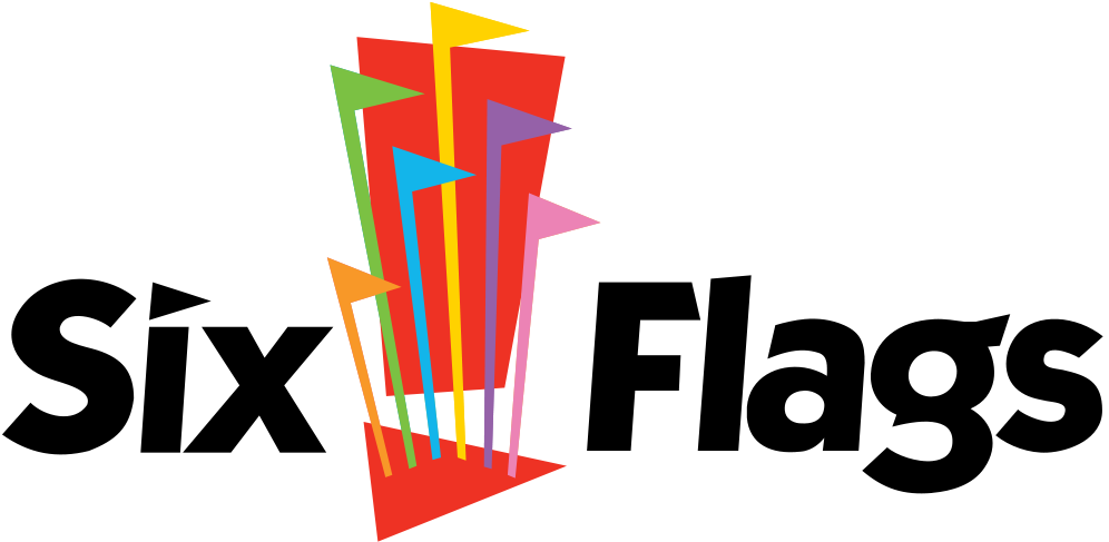 More Logos From Entertainment Category - Six Flags Clipart (1000x502), Png Download