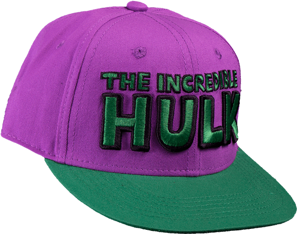 The Incredible Hulk Purple Cap - Hulk Cap Clipart (600x600), Png Download