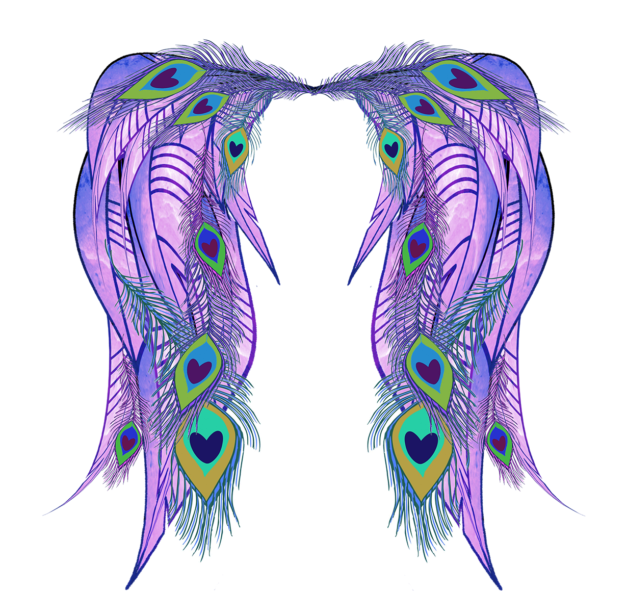 Peacock Feather Designs Png Clipart (1230x1159), Png Download