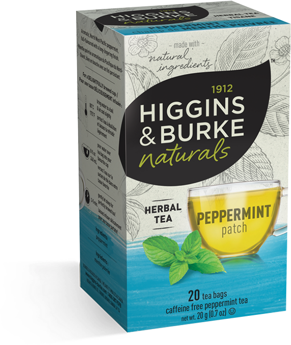 Higgins & Burke Peppermint Patch Herbal Tea 20's - Higgins And Burke Peppermint Tea Clipart (700x700), Png Download