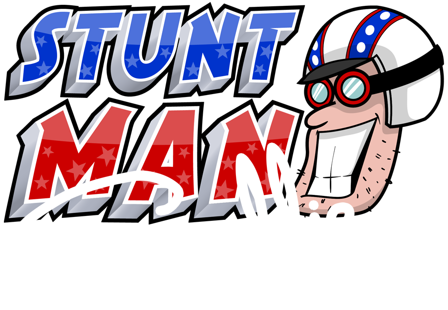 Daredevil Clipart Stuntman - Bike Stunt Png Text Transparent Png (917x636), Png Download