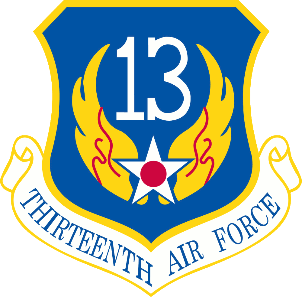Thirteenth Air Force - 8th Air Force Emblem Clipart (1000x982), Png Download