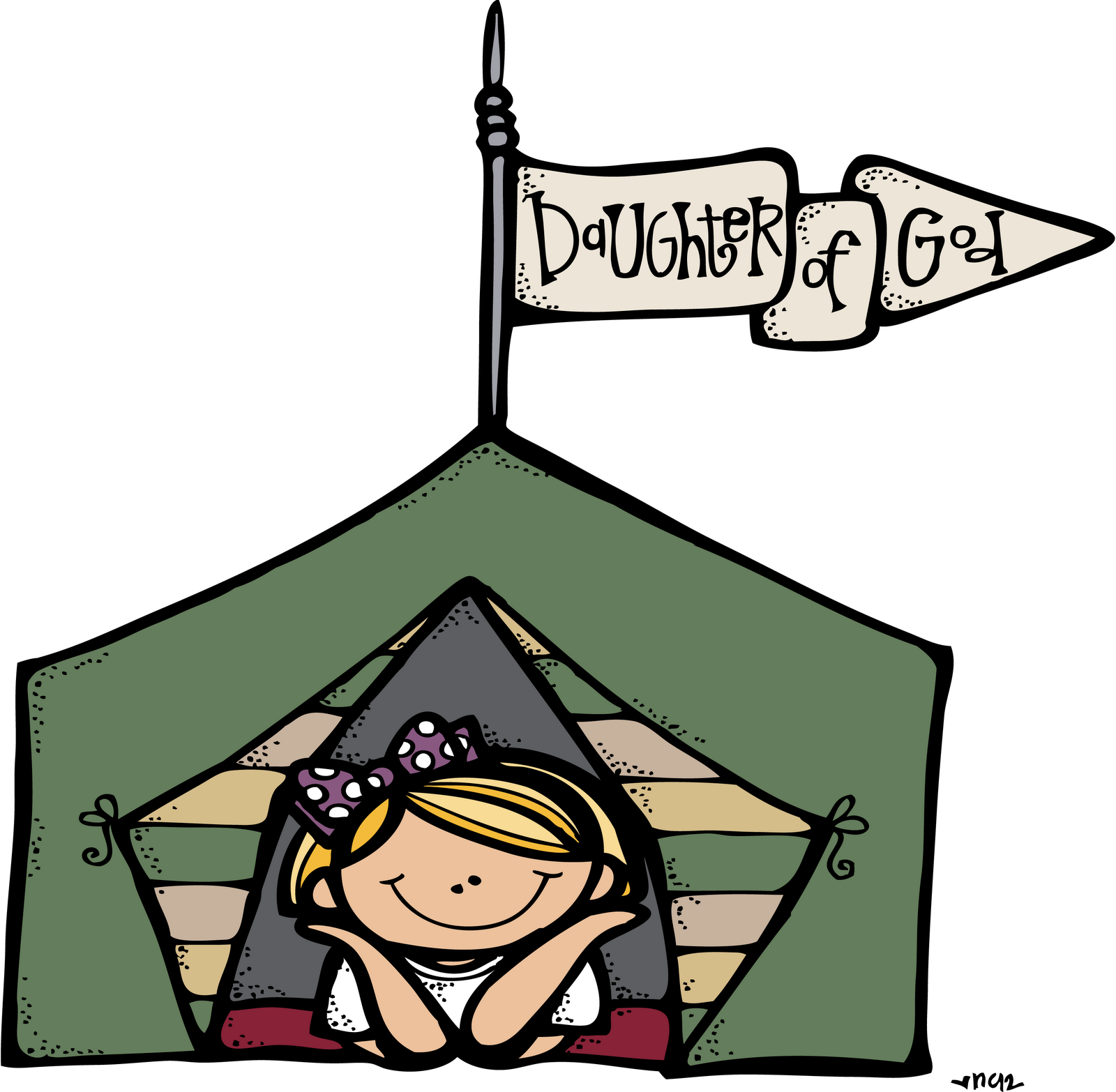 Camping - Girls Camp Clipart - Png Download (1600x1566), Png Download