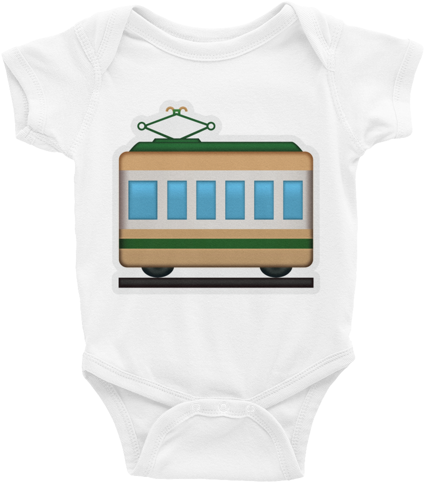 Emoji Baby Short Sleeve One Piece - Emoji Trein Clipart (1000x1000), Png Download