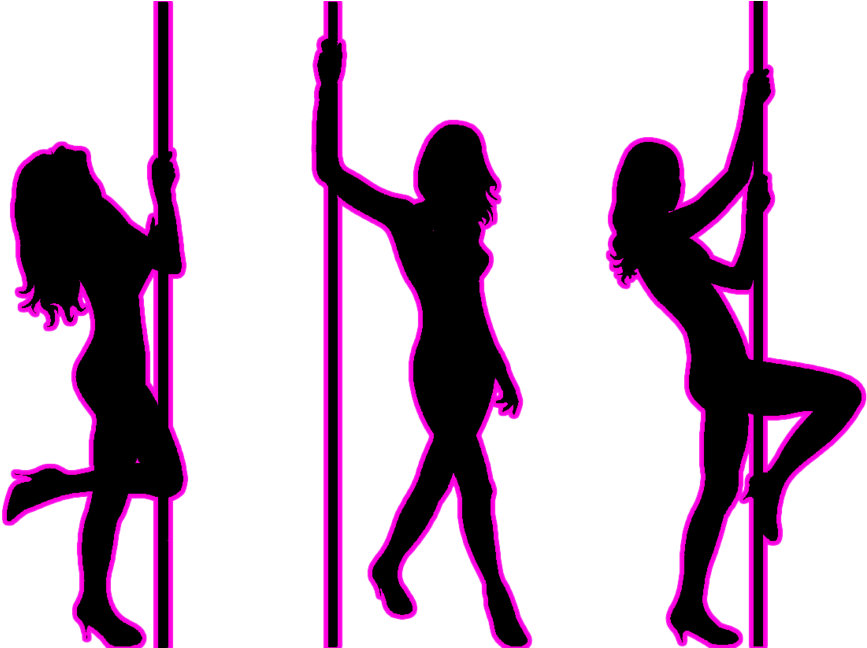 Photo 3034273 Pole Dancers Stock Vector Pole Dance - Go Go Clipart (1024x647), Png Download