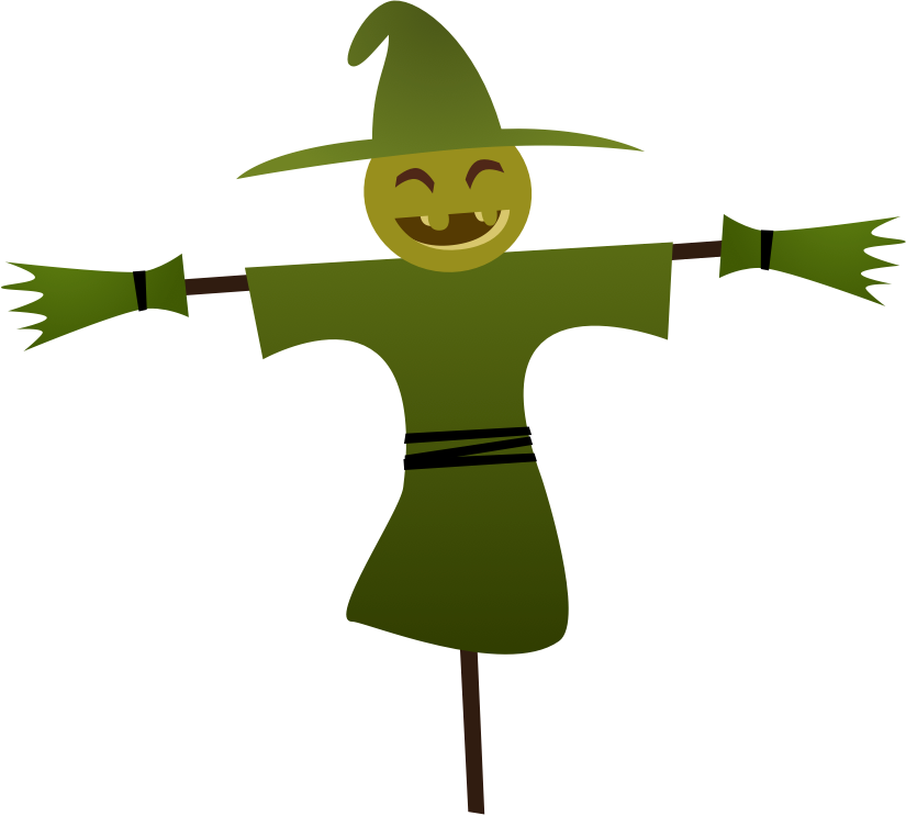 Scarecrow - Cartoon Clipart (825x743), Png Download
