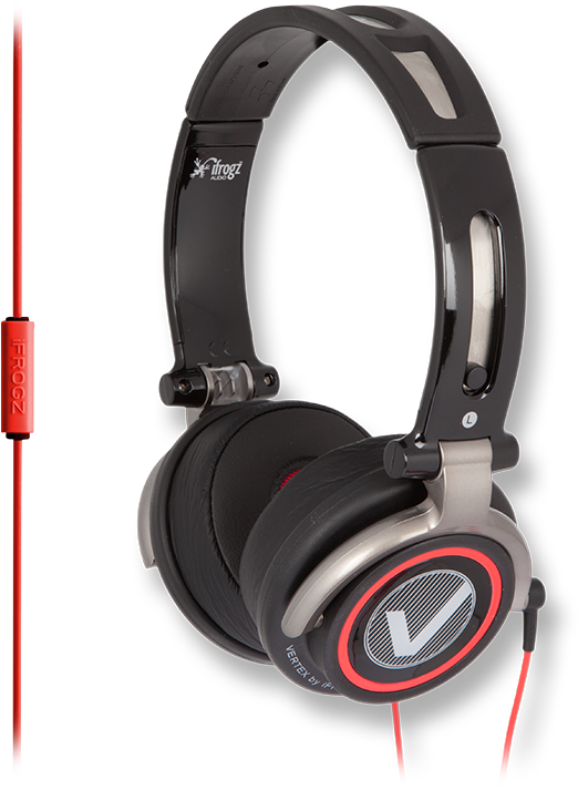 Dj Headphones And Over-ear Headphones By Ifrogz - Audifonos Vertex By Ifrogz Clipart (564x800), Png Download