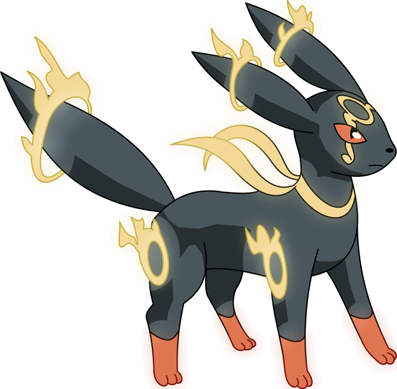 15,906,000 Exp - Pokemon Umbreon Clipart (800x784), Png Download