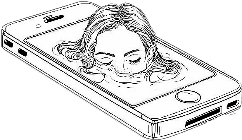 Celular Png - Imagens De Celulares Tumblr Png Clipart (768x444), Png Download