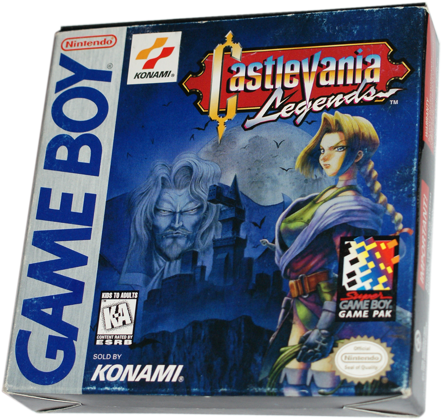The - Castlevania Game Boy Cover Clipart (1000x1000), Png Download