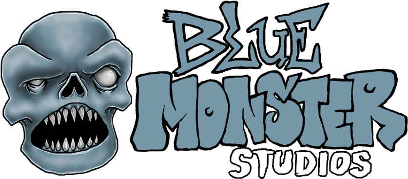 Blue Monster Studios - Skull Clipart (940x376), Png Download