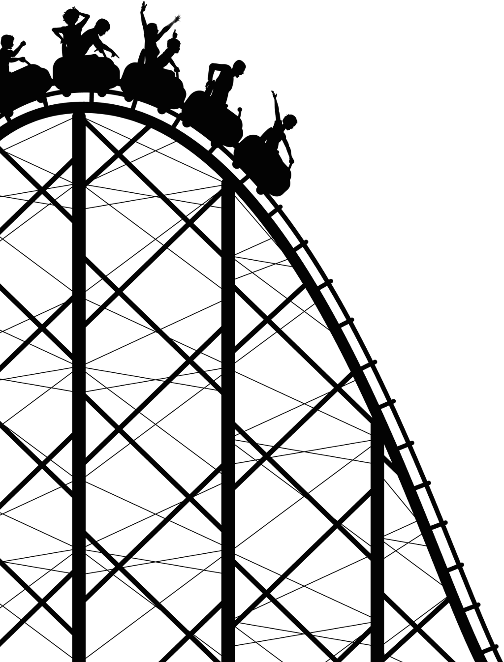 Roller Coaster Png , Png Download Clipart (1024x1346), Png Download