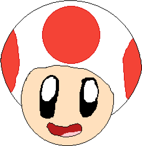 Derpy Toad - Cartoon Clipart (1000x1000), Png Download