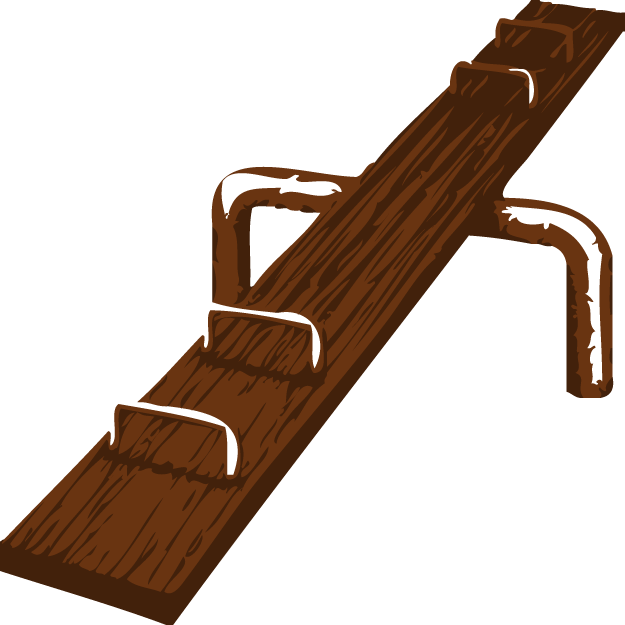 Teeter Totter Clip Art - Png Download - Large Size Png Image - PikPng