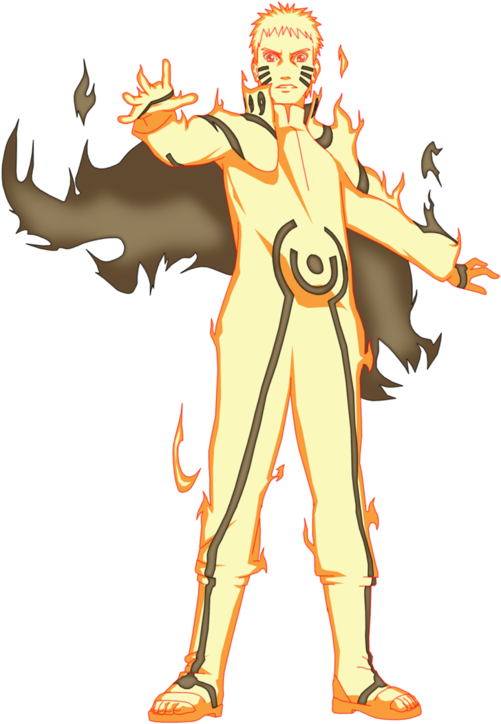 Tumblr Ofxhuonvgvyxo R - Naruto Kurama Mode Boruto The Movie Clipart (748x1068), Png Download