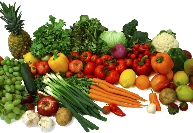 Fruits Amp Vegetables Clipart Png - Transparent Background Vegetable Png Hd (640x480), Png Download