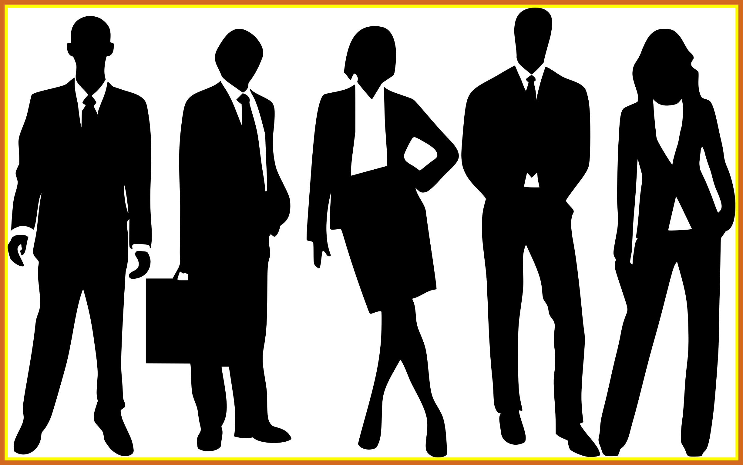 Clip Black And White Library Amazing People Png Art - Transparent Background Business Clipart (2450x1535), Png Download