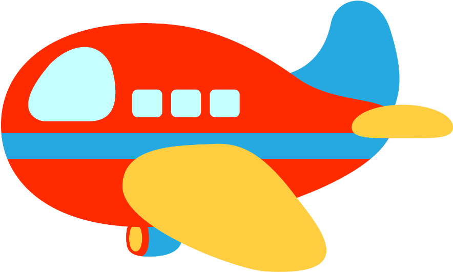 Airplane Clipart - Meio De Transporte Png Transparent Png (900x900), Png Download