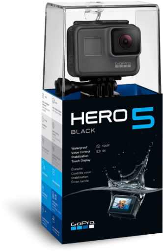 Gopro Hero 5 Black Action Camera - Go Pro Hero 5 Clipart (650x650), Png Download
