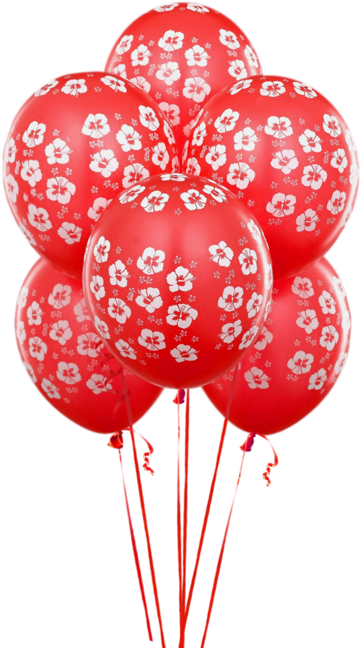 Transparent Birthday Balloons - Red Balloon Clipart Transparent - Png Download (710x1289), Png Download