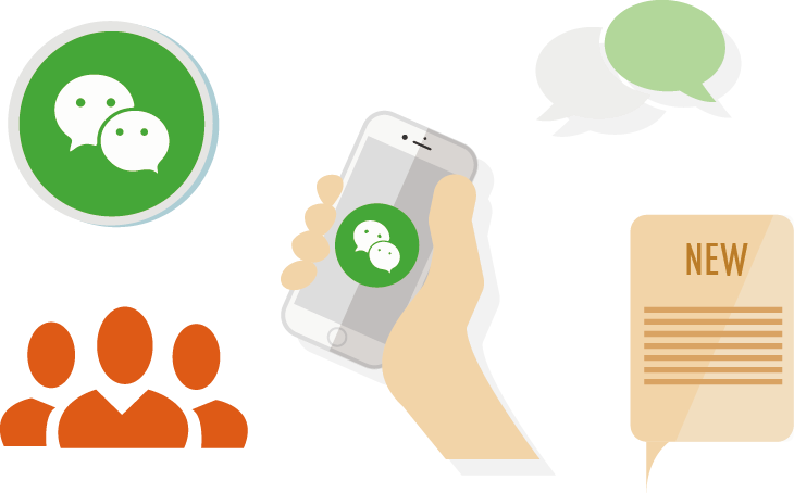 Chinese Social Media Agency - Kol Social Icon Clipart (730x454), Png Download