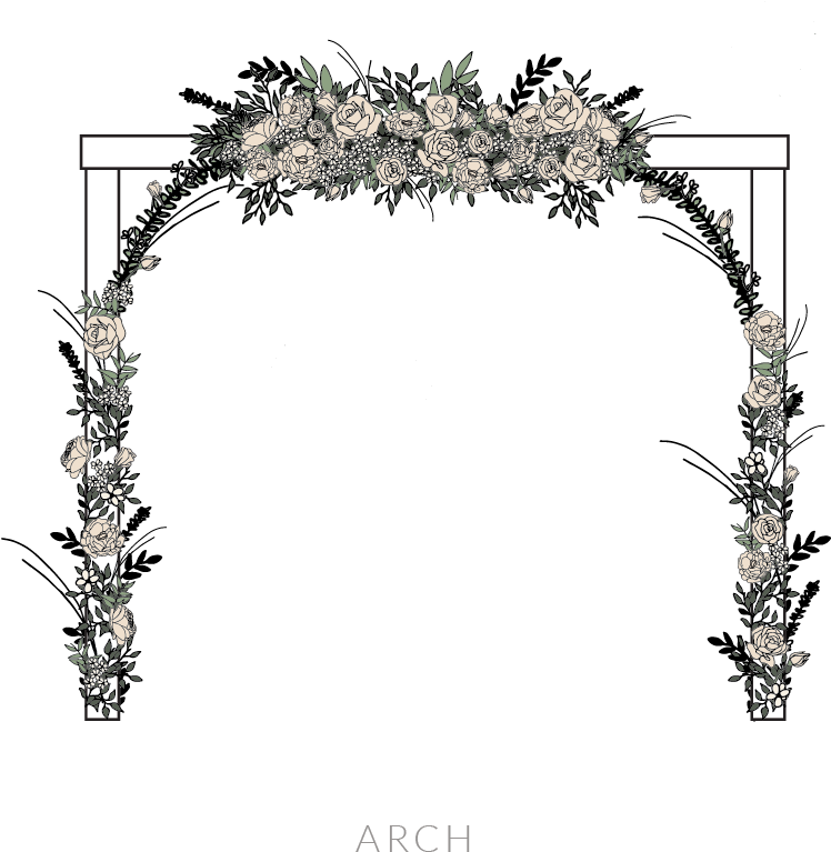 Wedding Menu Pics Words-04 - Floral Design Clipart (813x905), Png Download