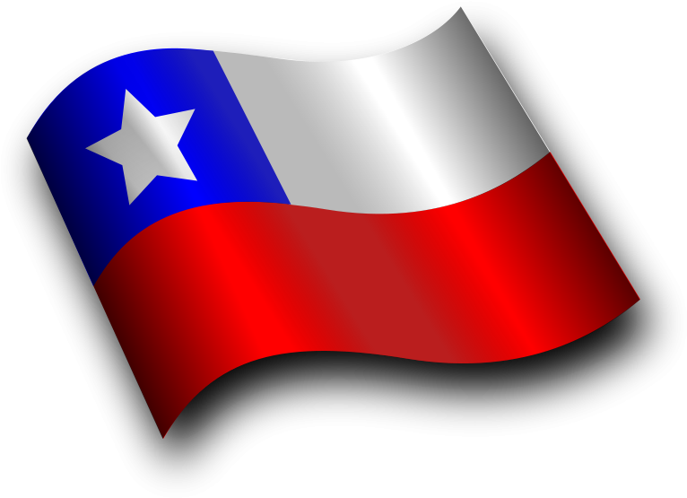 Chile Flag Png Transparent Images - Bandera De Chile Animada Clipart (800x599), Png Download