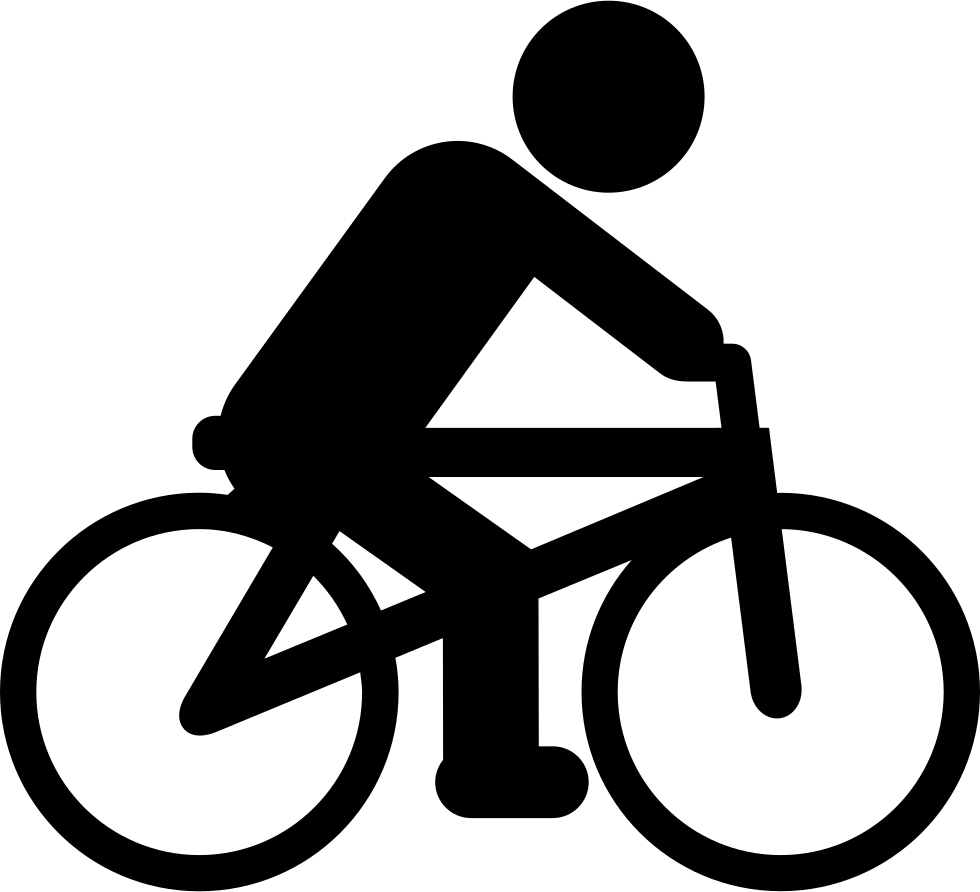 Png File Svg - Ciclista Silueta Png Clipart (980x892), Png Download