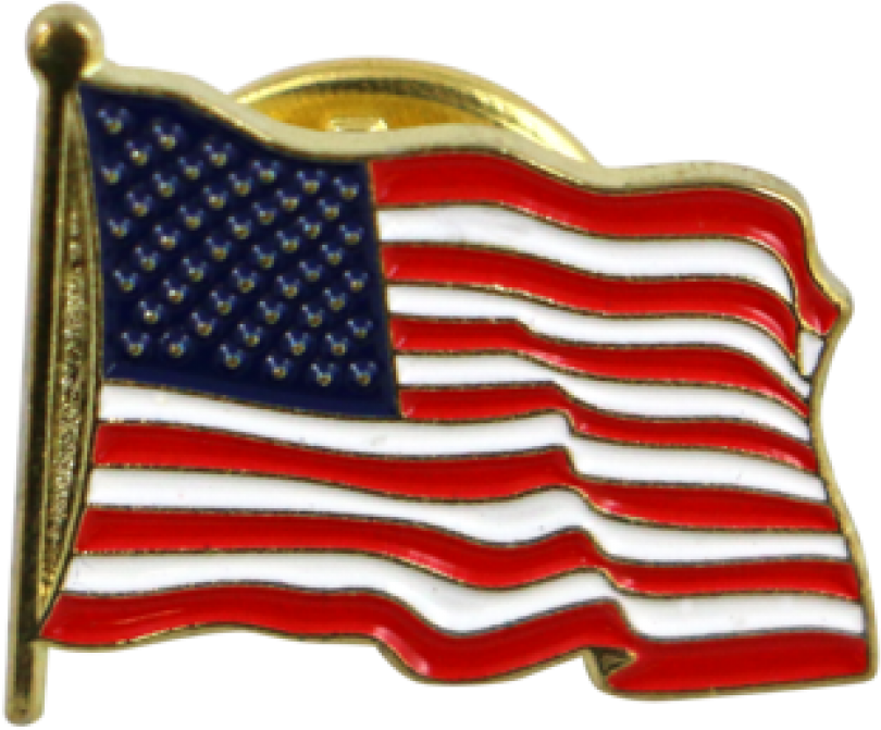 American Lapel Pin - American Flag Lapel Png Clipart (1250x1250), Png Download
